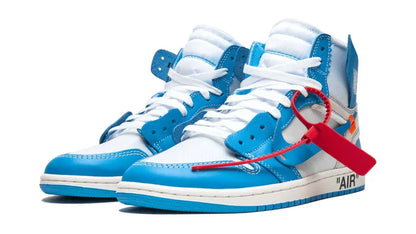 Men's Air Jordan 1 High Off-White - UNC Shoes