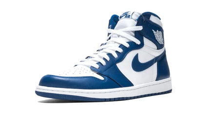 Men's Air Jordan 1 High Storm Blue Shoes