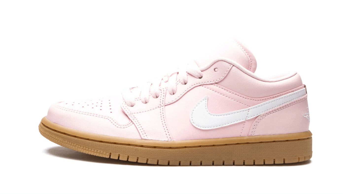 Men's Air Jordan 1 Low Arctic Pink Gum Shoes