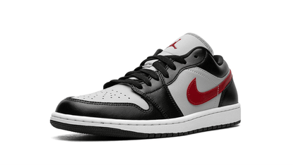 Men's Air Jordan 1 Low Black Grey Red Shoes