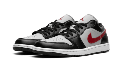 Men's Air Jordan 1 Low Black Grey Red Shoes