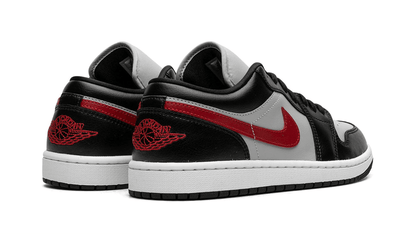 Men's Air Jordan 1 Low Black Grey Red Shoes