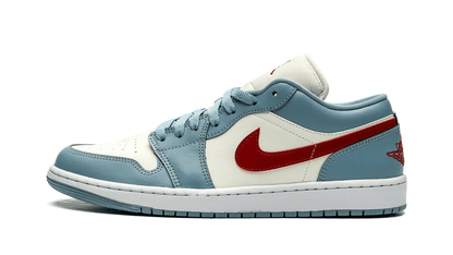 Men's Air Jordan 1 Low Blue Whisper Shoes
