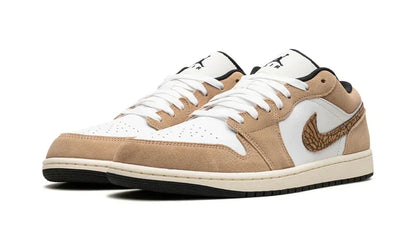 Men's Air Jordan 1 Low Brown Elephant Shoes