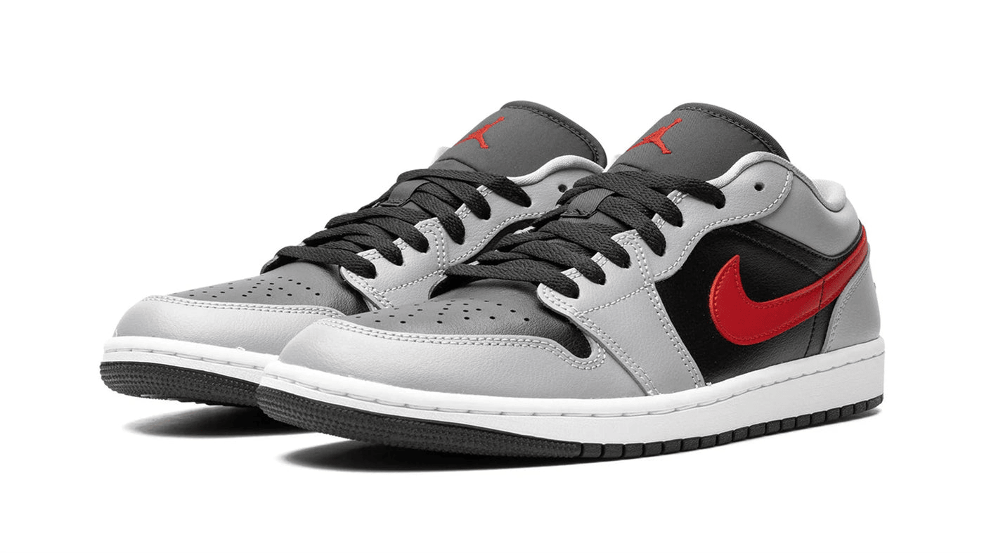 Men's Air Jordan 1 Low Cement Fire Red Shoes