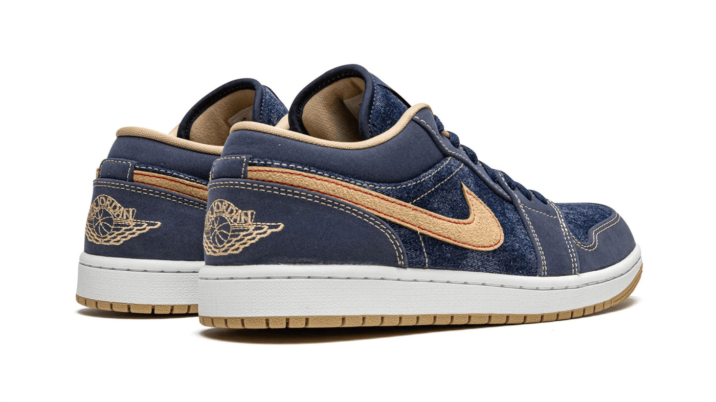 Men's Air Jordan 1 Low Denim Shoes