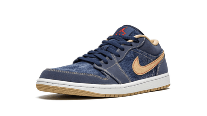 Men's Air Jordan 1 Low Denim Shoes