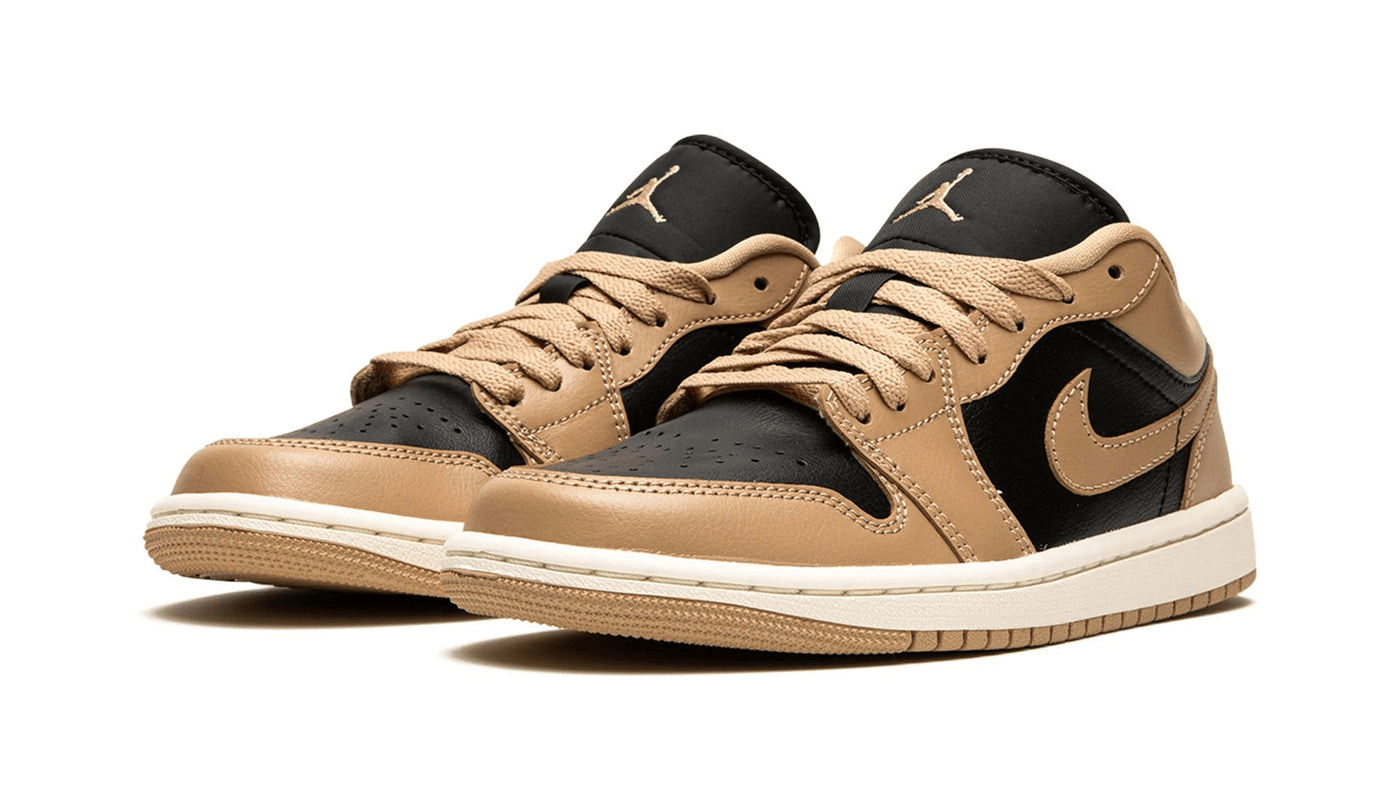 Men's Air Jordan 1 Low Desert Black Shoes