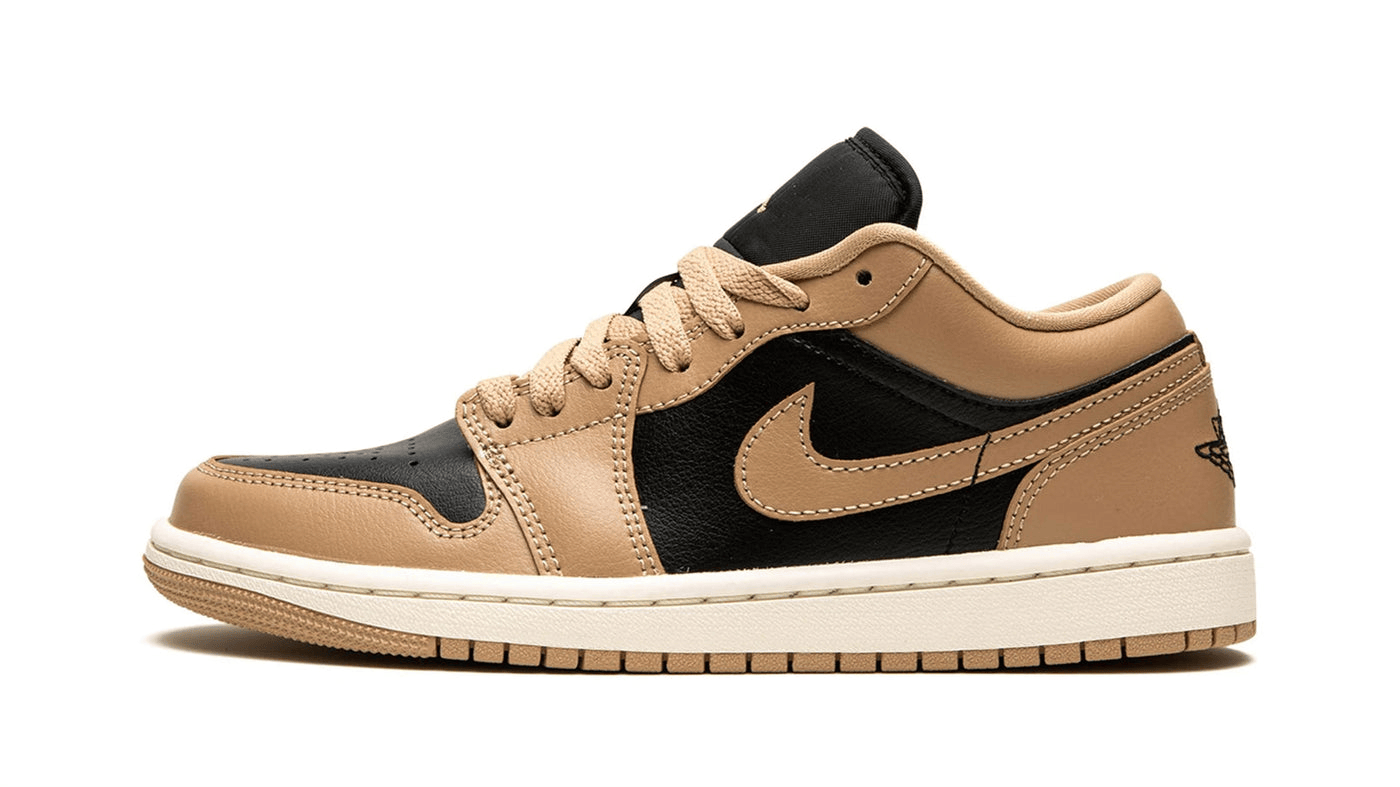 Men's Air Jordan 1 Low Desert Black Shoes