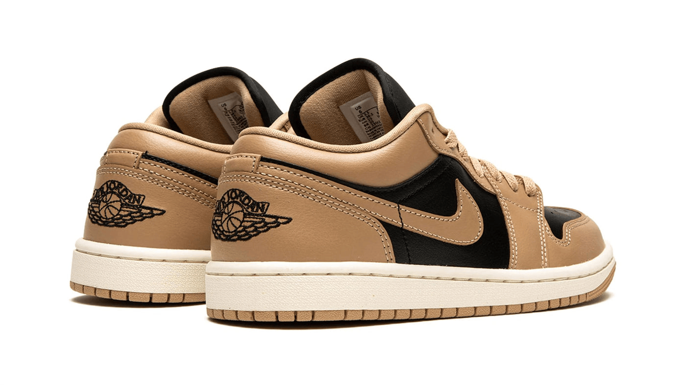 Men's Air Jordan 1 Low Desert Black Shoes