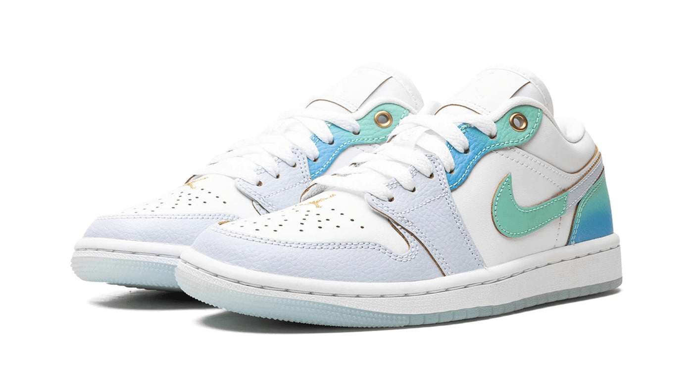Men's Air Jordan 1 Low Emerald Rise Shoes