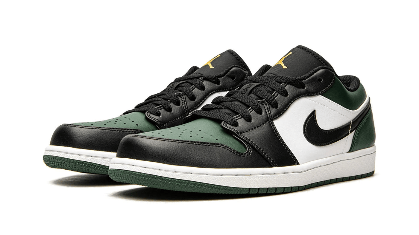 Men's Air Jordan 1 Low Green Toe Shoes