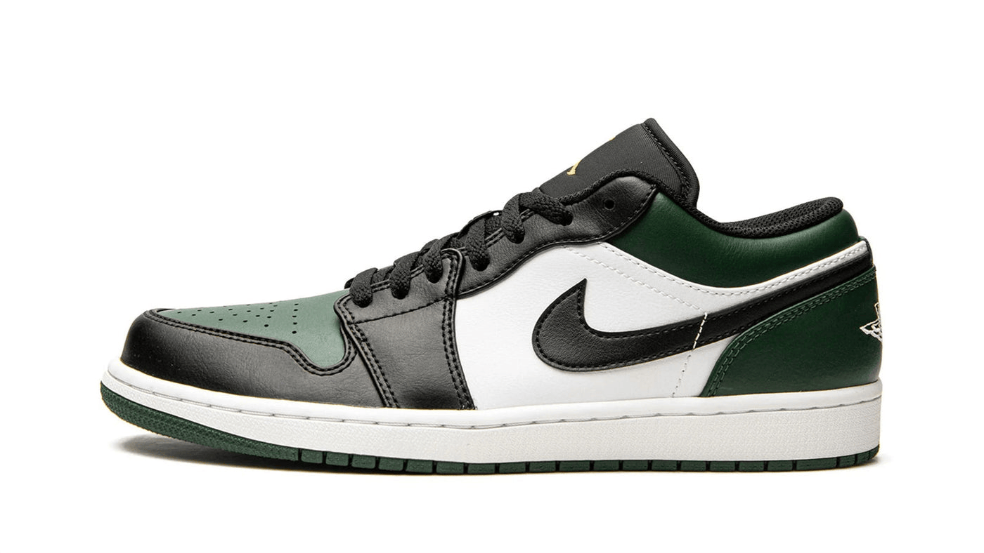 Men's Air Jordan 1 Low Green Toe Shoes