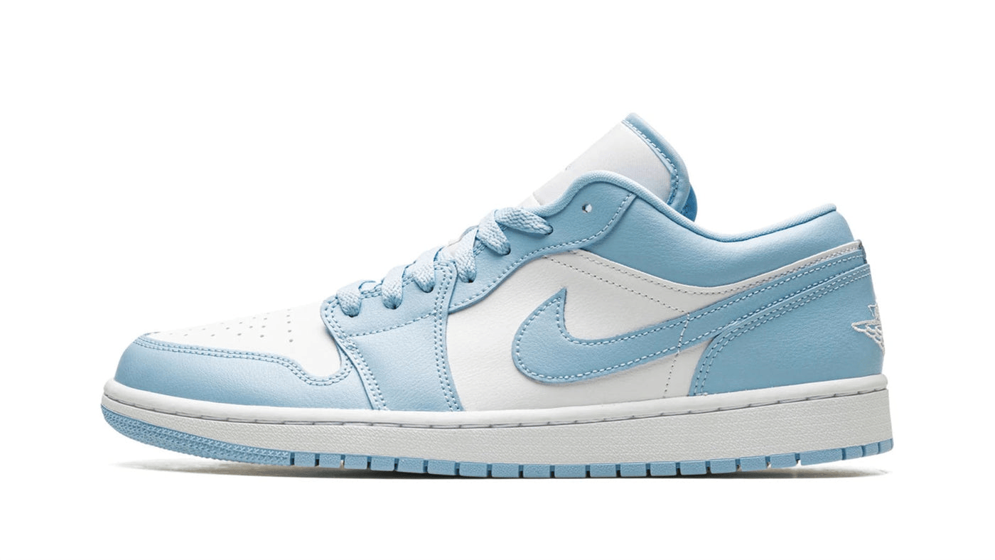 Men's Air Jordan 1 Low Ice Blue Shoes