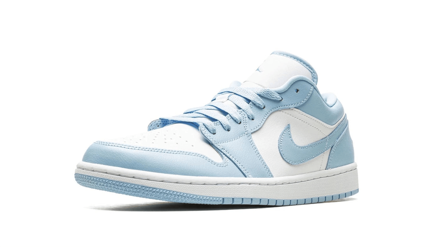 Men's Air Jordan 1 Low Ice Blue Shoes
