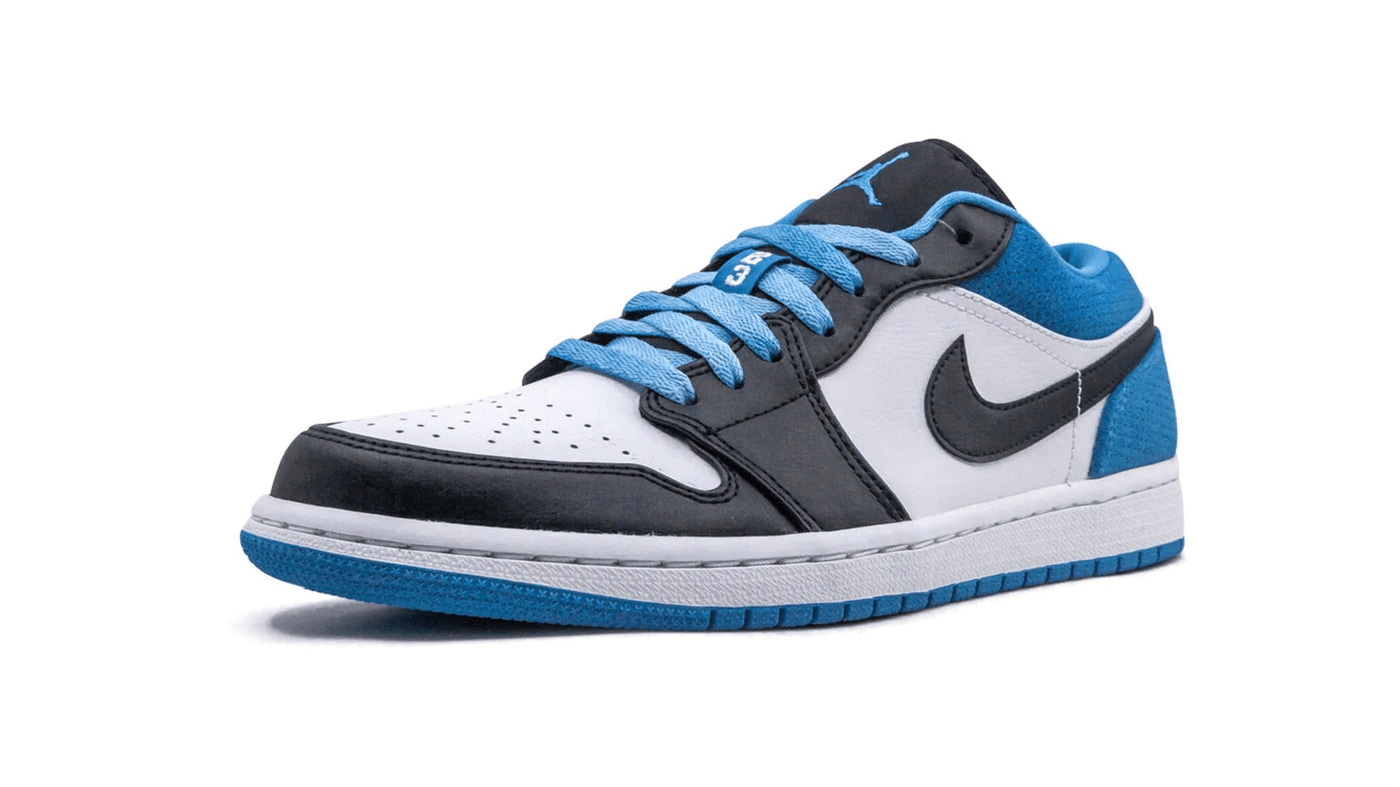 Men's Air Jordan 1 Low Laser Blue Shoes