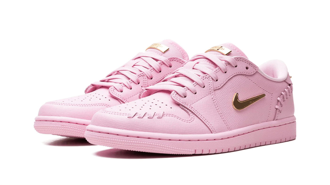Men's Air Jordan 1 Low Method of Make Perfect Pink Shoes