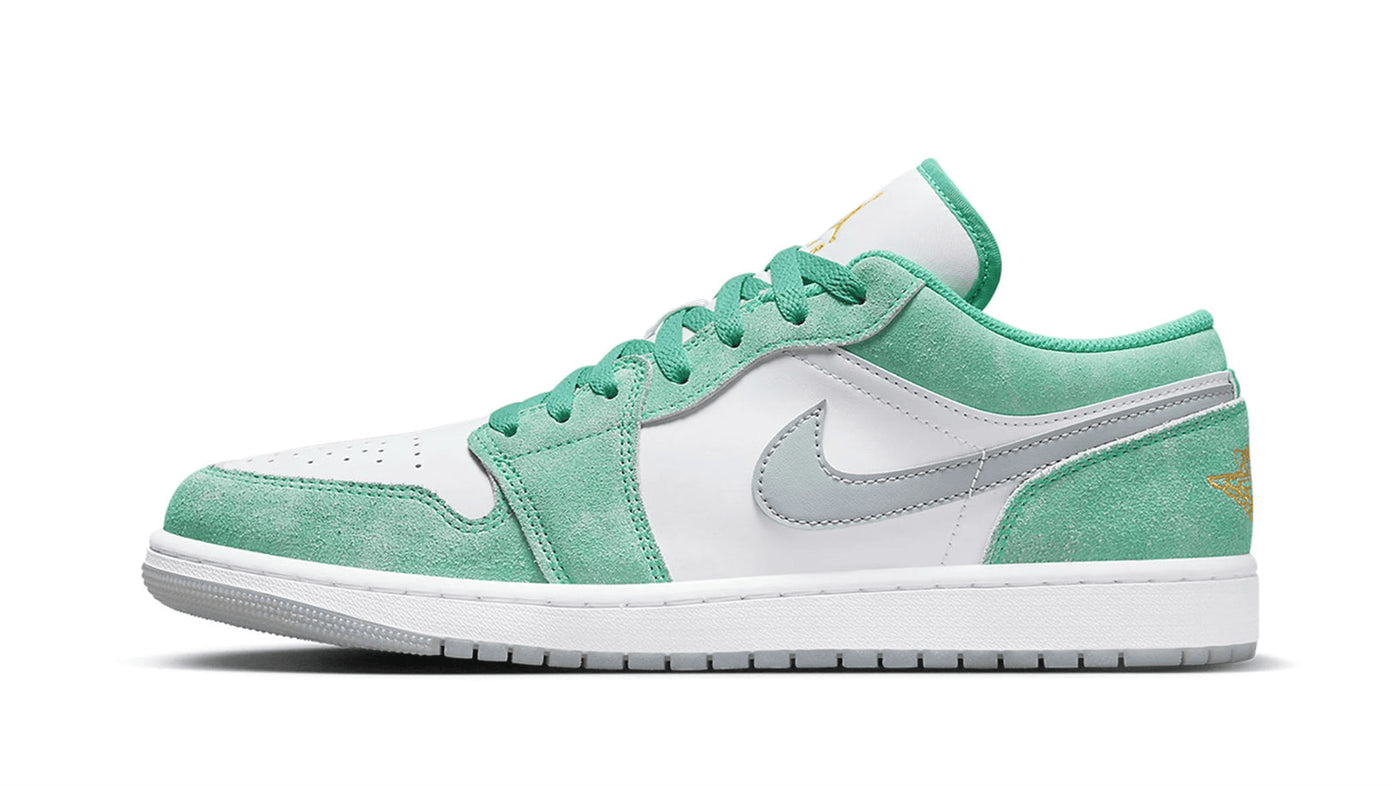Men's Air Jordan 1 Low New Emerald Shoes