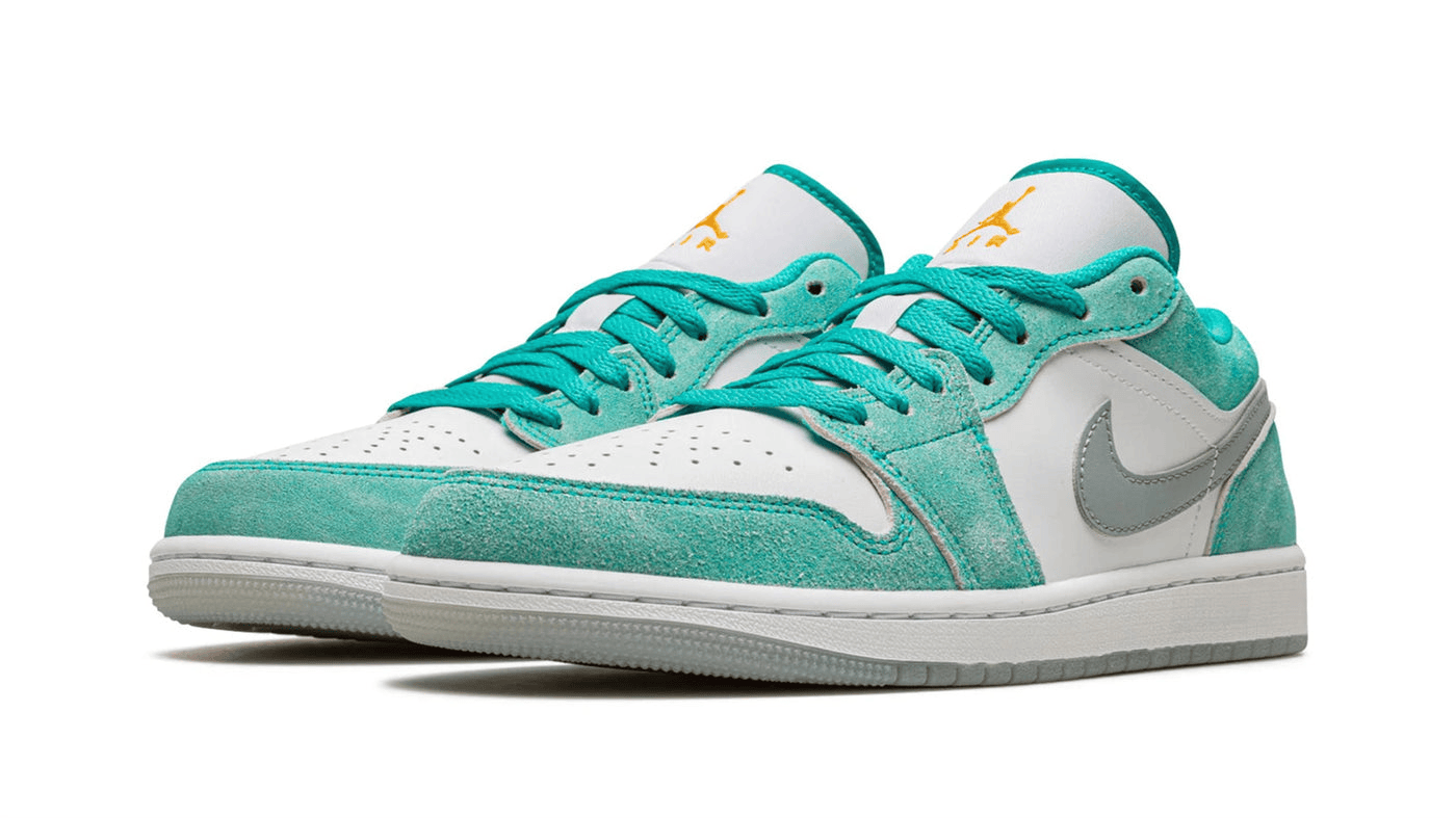Men's Air Jordan 1 Low New Emerald Shoes