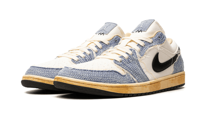 Men's Air Jordan 1 Low Sashiko Denim Shoes