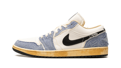 Men's Air Jordan 1 Low Sashiko Denim Shoes