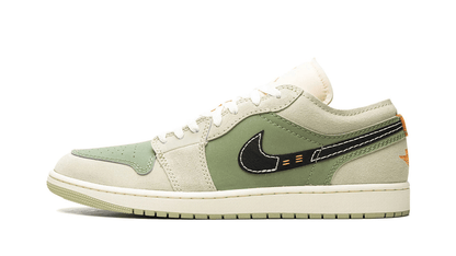 Men's Air Jordan 1 Low SKY J LIGHT OLIVE Shoes