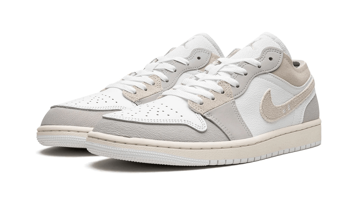 Men's Air Jordan 1 Low Tech Grey Shoes