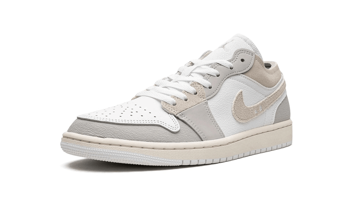 Men's Air Jordan 1 Low Tech Grey Shoes