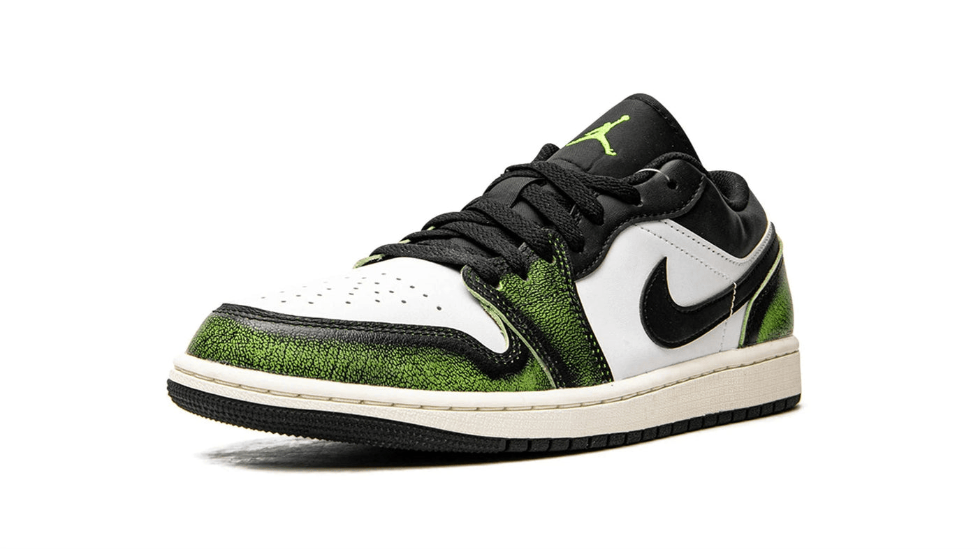 Men's Air Jordan 1 Low Wear Away - Electric Green Shoes