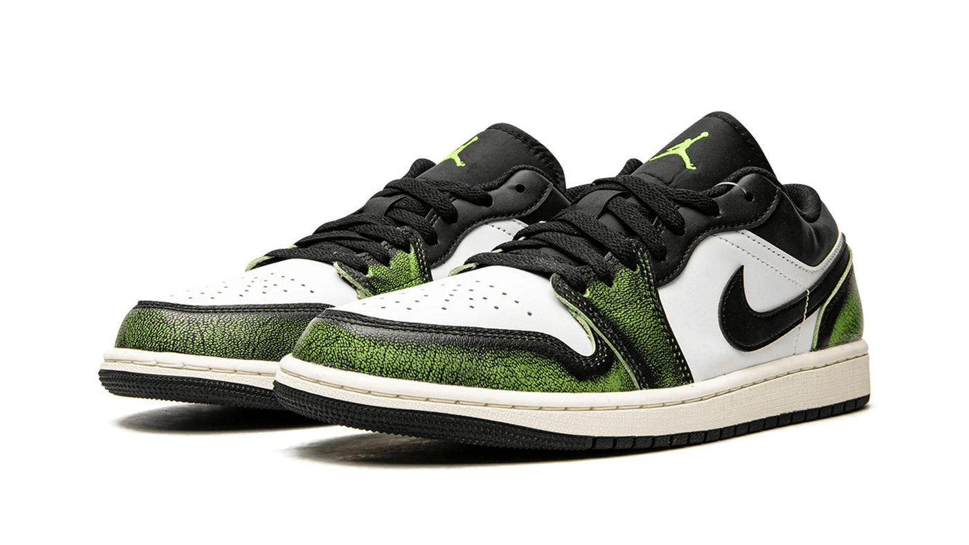 Men's Air Jordan 1 Low Wear Away - Electric Green Shoes