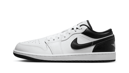 Men's Air Jordan 1 Low White Black Shoes