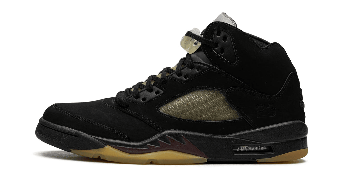 Men's Air Jordan 5 A Ma ManiÃ©re- Black Shoes