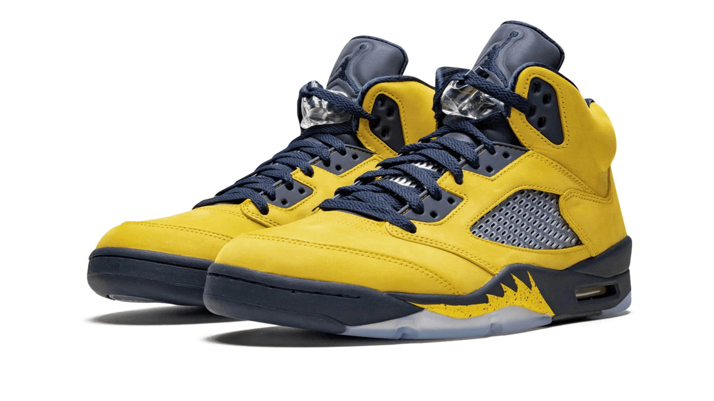 Men's Air Jordan 5 Michigan Shoes
