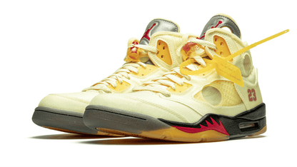 Men's Air Jordan 5 Off-White - Sail Shoes