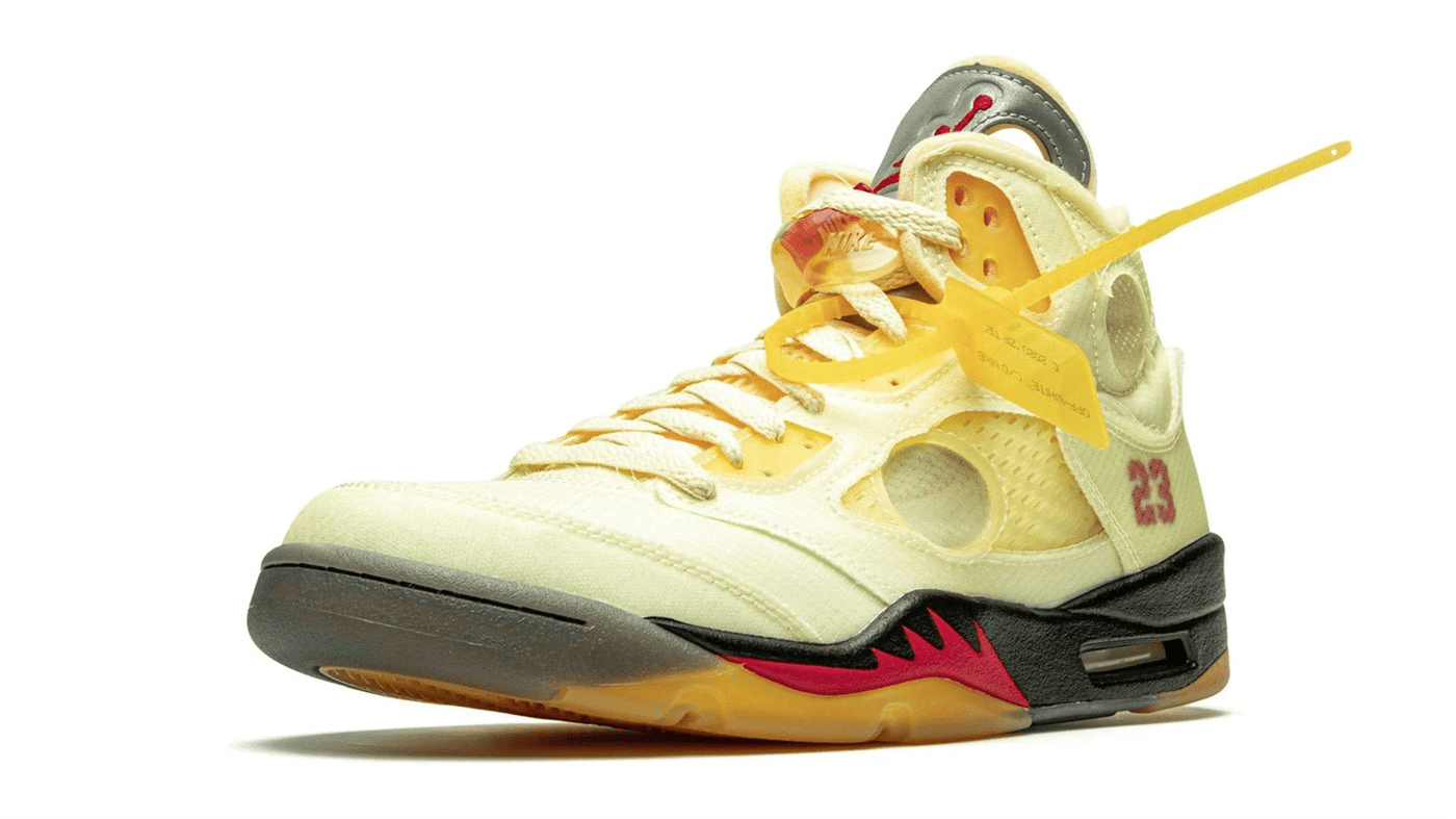 Men's Air Jordan 5 Off-White - Sail Shoes