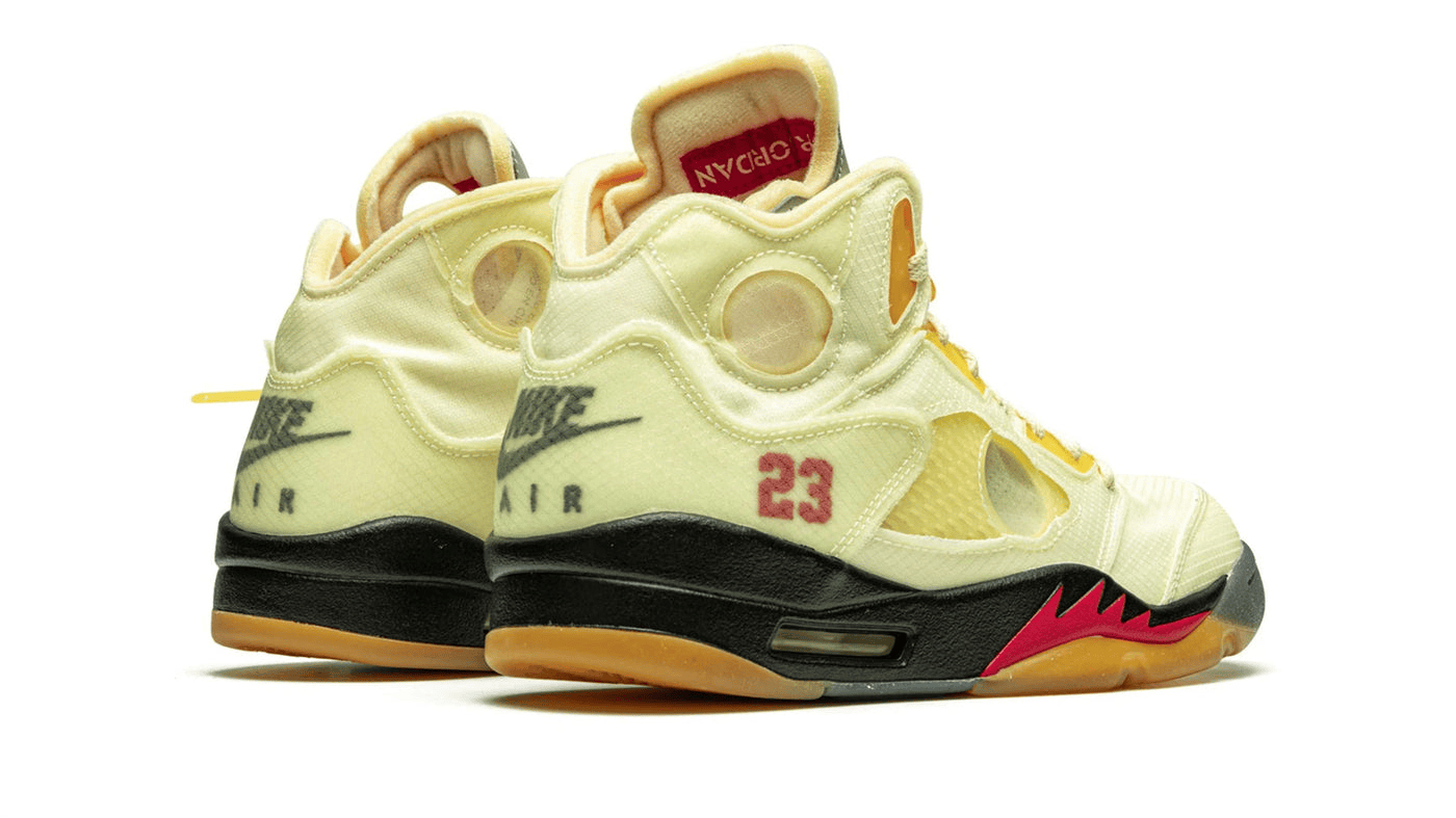 Men's Air Jordan 5 Off-White - Sail Shoes