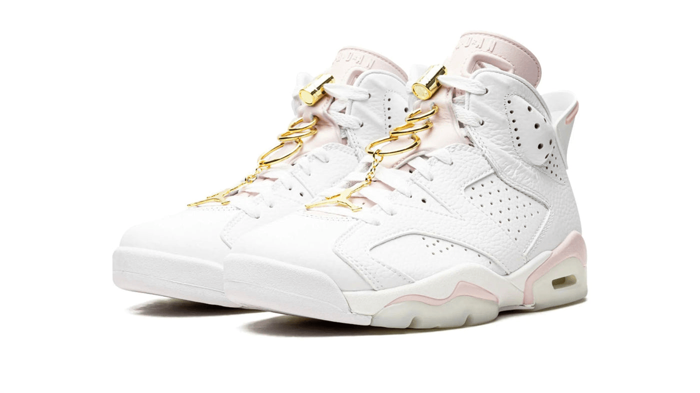 Men's Air Jordan 6 Gold Hoops Shoes