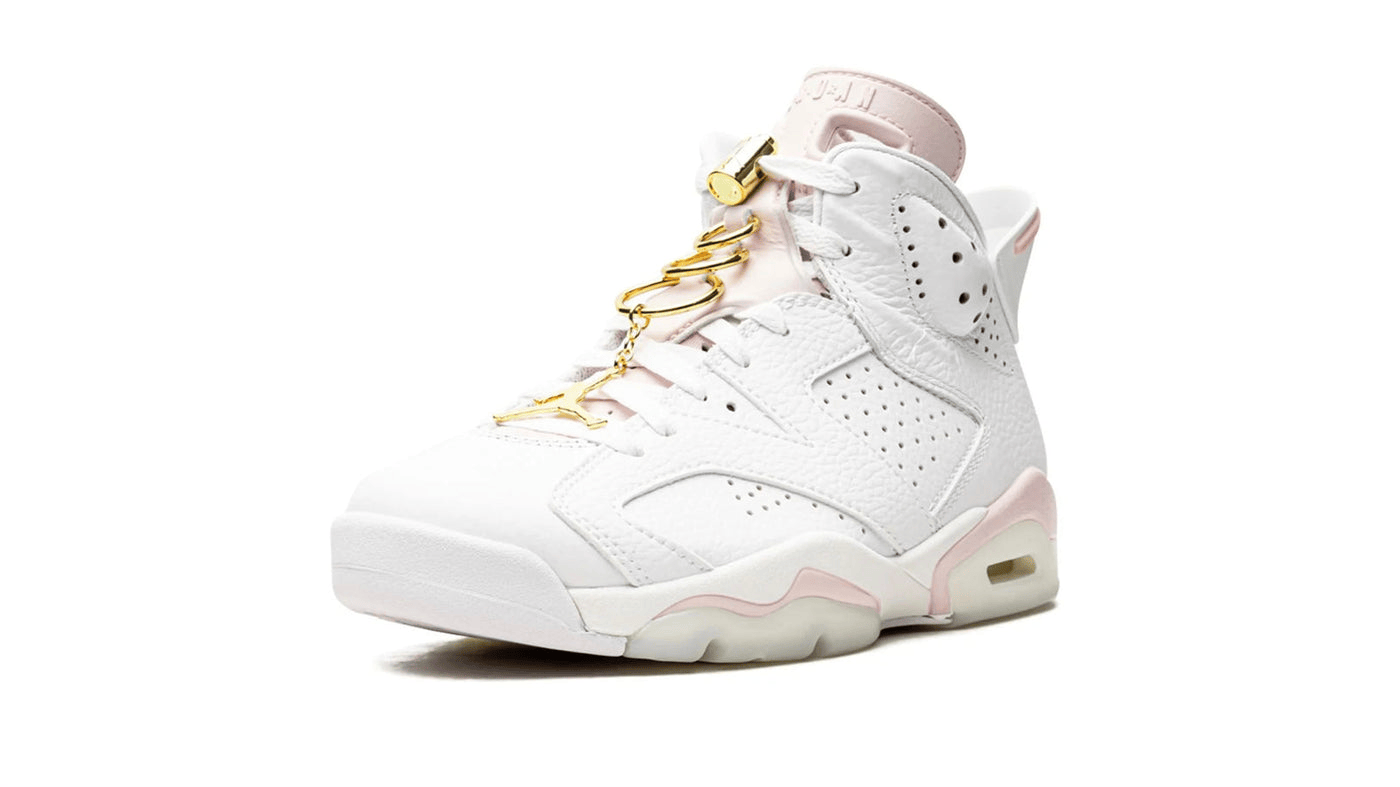 Men's Air Jordan 6 Gold Hoops Shoes