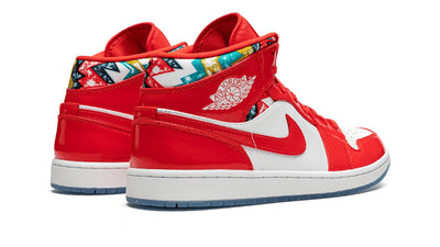 Men's Air Jordan 1 Mid Barcelona Sweater Shoes