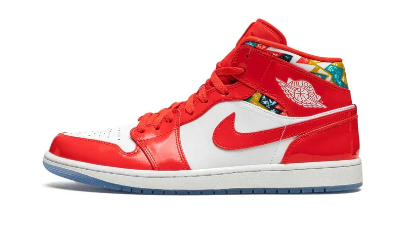 Men's Air Jordan 1 Mid Barcelona Sweater Shoes