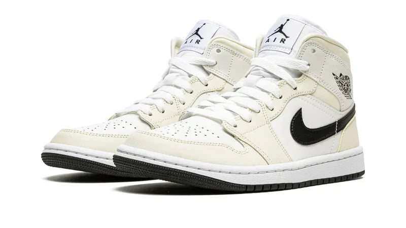Men's Air Jordan 1 Mid Coconut Milk Shoes