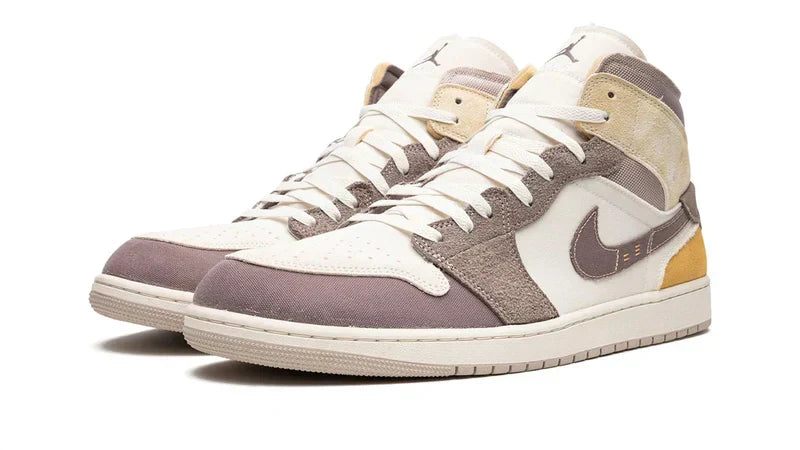 Men's Air Jordan 1 Mid Craft Taupe Haze Shoes