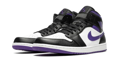 Men's Air Jordan 1 Mid Dark Iris Shoes