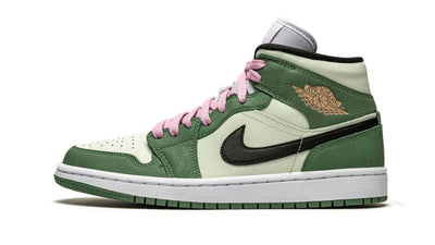 Men's Air Jordan 1 Mid Dutch Green Shoes