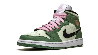 Men's Air Jordan 1 Mid Dutch Green Shoes