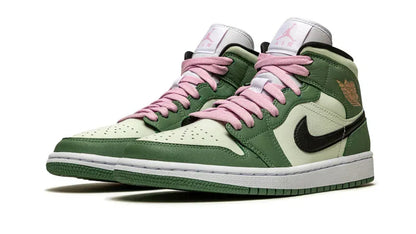 Men's Air Jordan 1 Mid Dutch Green Shoes