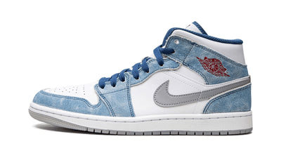 Men's Air Jordan 1 Mid French Blue Shoes