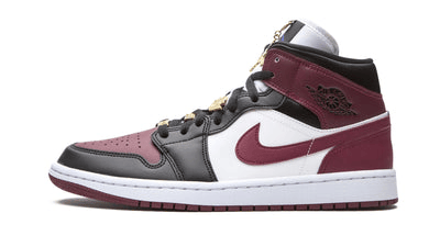 Men's Air Jordan 1 Mid Gold Pendants Shoes