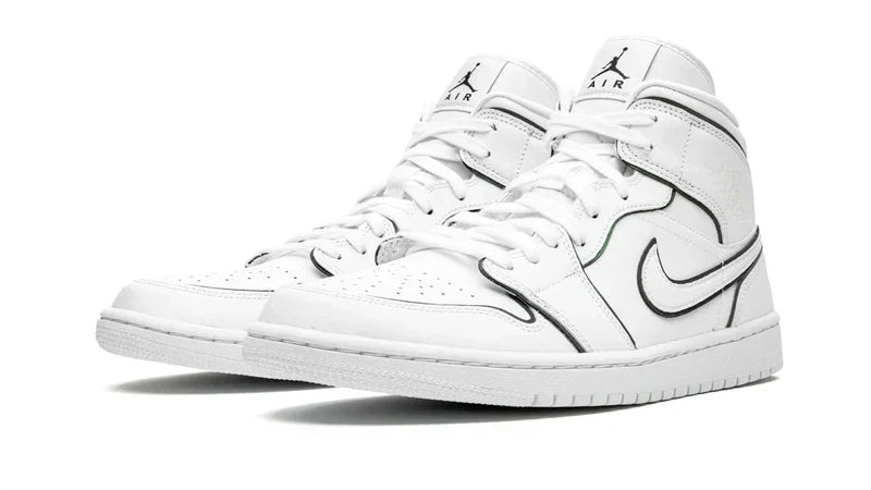Men's Air Jordan 1 Mid Iridescent Outline Shoes