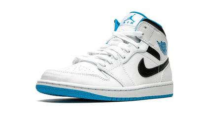 Men's Air Jordan 1 Mid Laser Blue Shoes